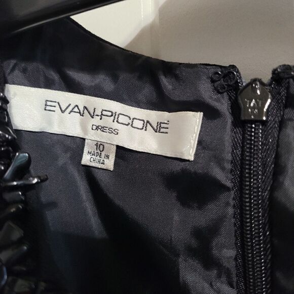 Little Black Dress Beaded Halter Dress - Picture 4 of 4